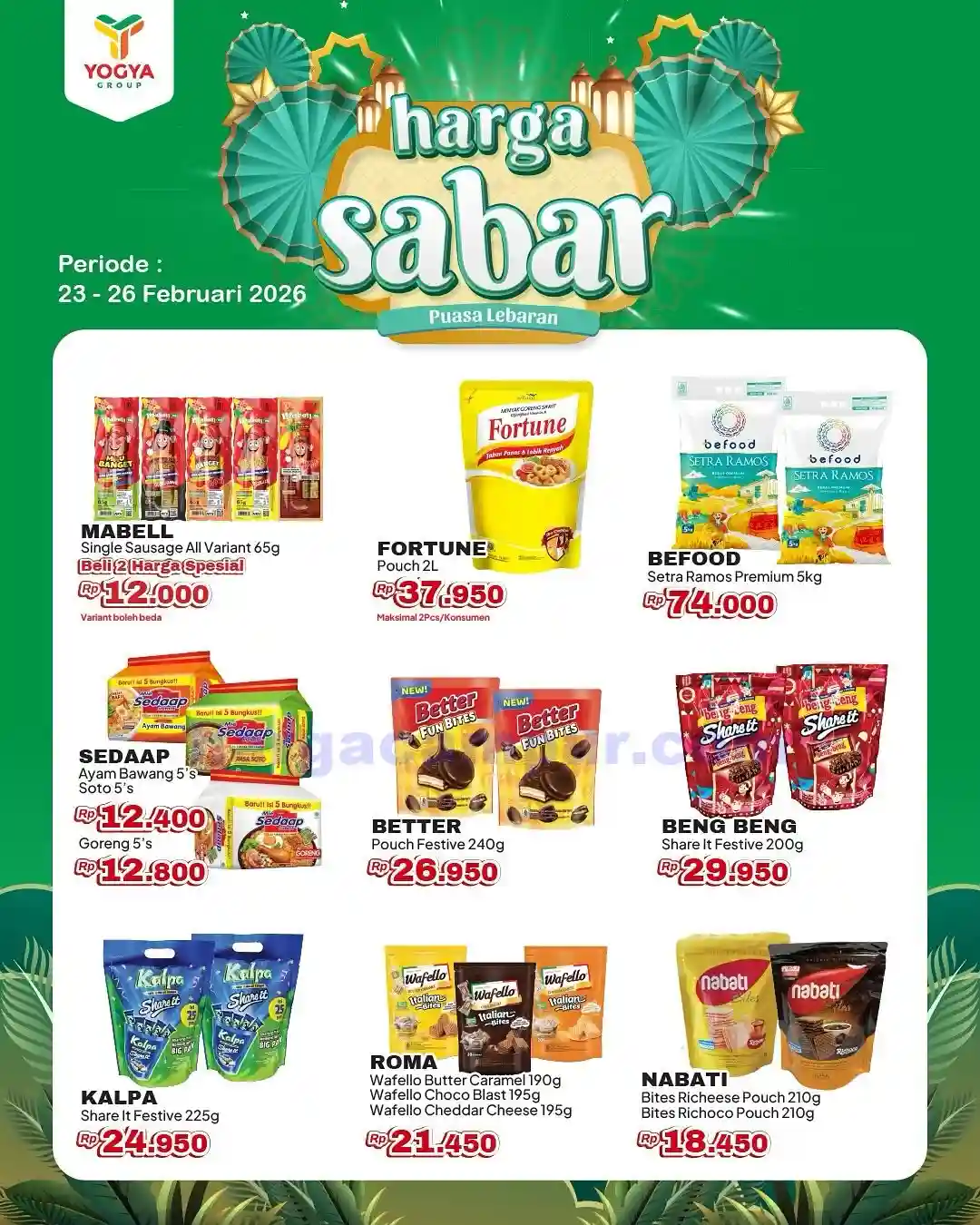 Promo Toserba Yogya Weekday Terbaru 2 - 5 Maret 2026 3 Promo Toserba Yogya Weekday Terbaru 23 26 Februari 2026 3