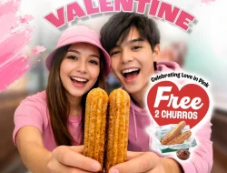 Promo Wingstop Sweet Valentine: Gratis 2 Churros dengan Minimal Belanja Rp70.000