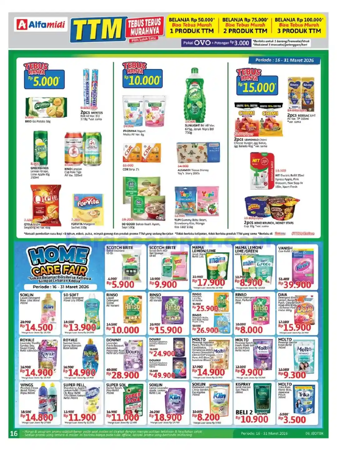 Katalog Alfamidi Promo Terbaru 16 - 31 Maret 2026 16 Katalog Alfamidi Promo Terbaru 16 - 31 Maret 2026.