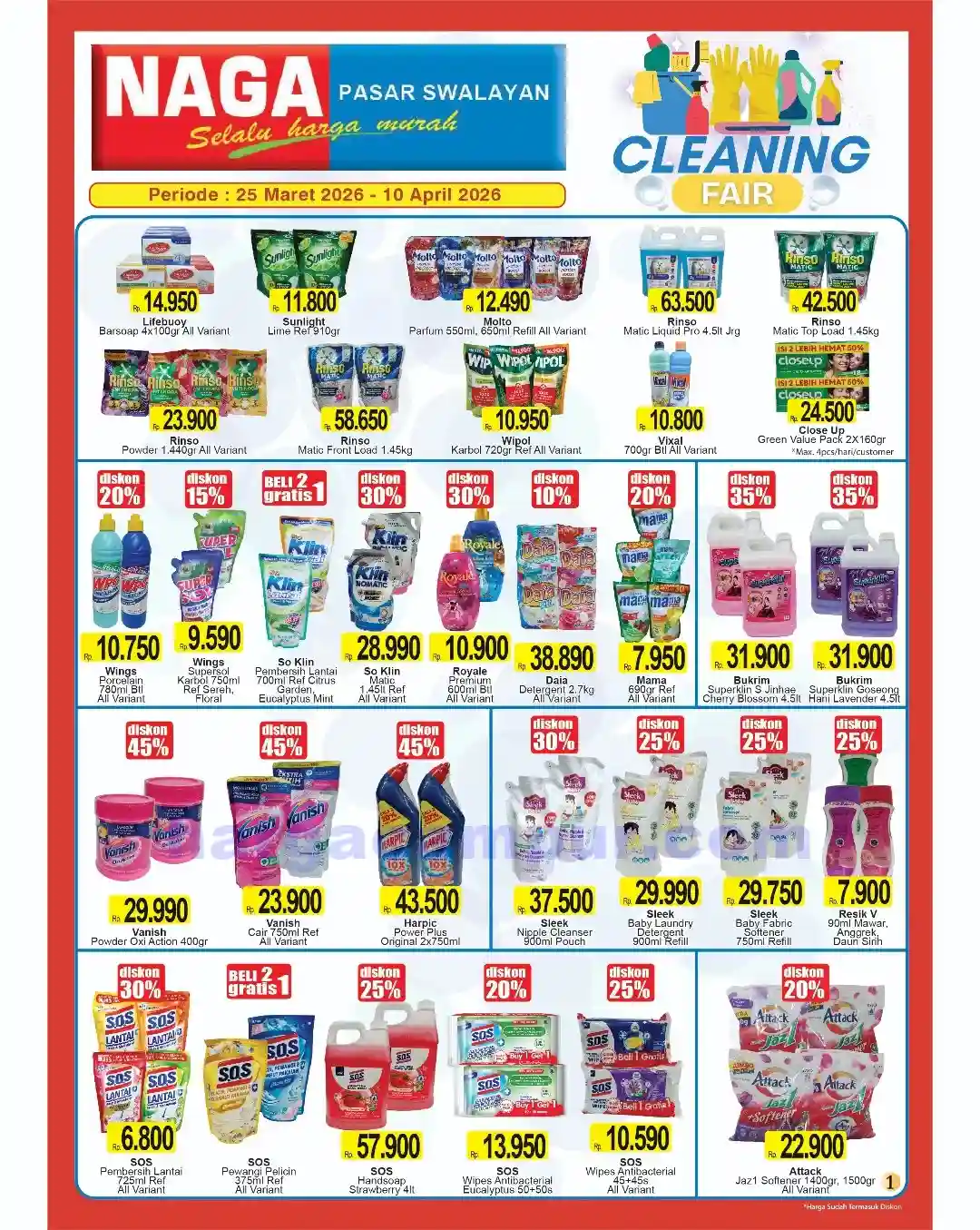 Katalog Naga Swalayan Promo Periode 25 Mar - 10 Apr 2026 1 Katalog Naga Swalayan Promo Periode 25 Mar 10 Apr 2026 4
