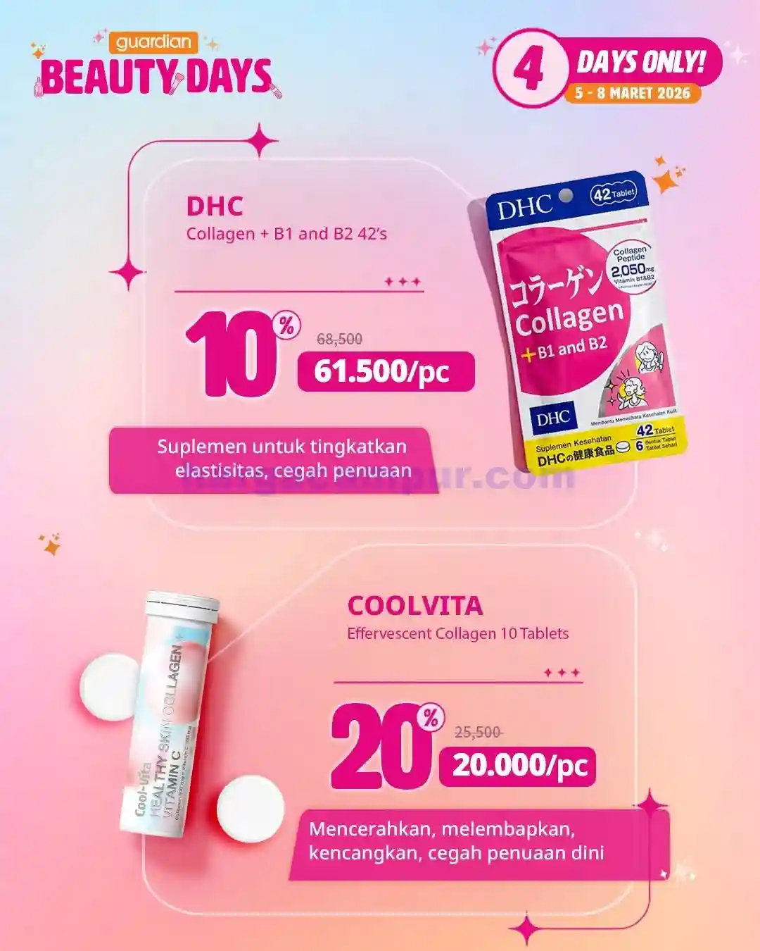 Katalog Harga Promo Guardian Terbaru 13 - 19 Maret 2026 14 Katalog Promo Guardian Beauty Days Terbaru 5 8 Maret 2026 14