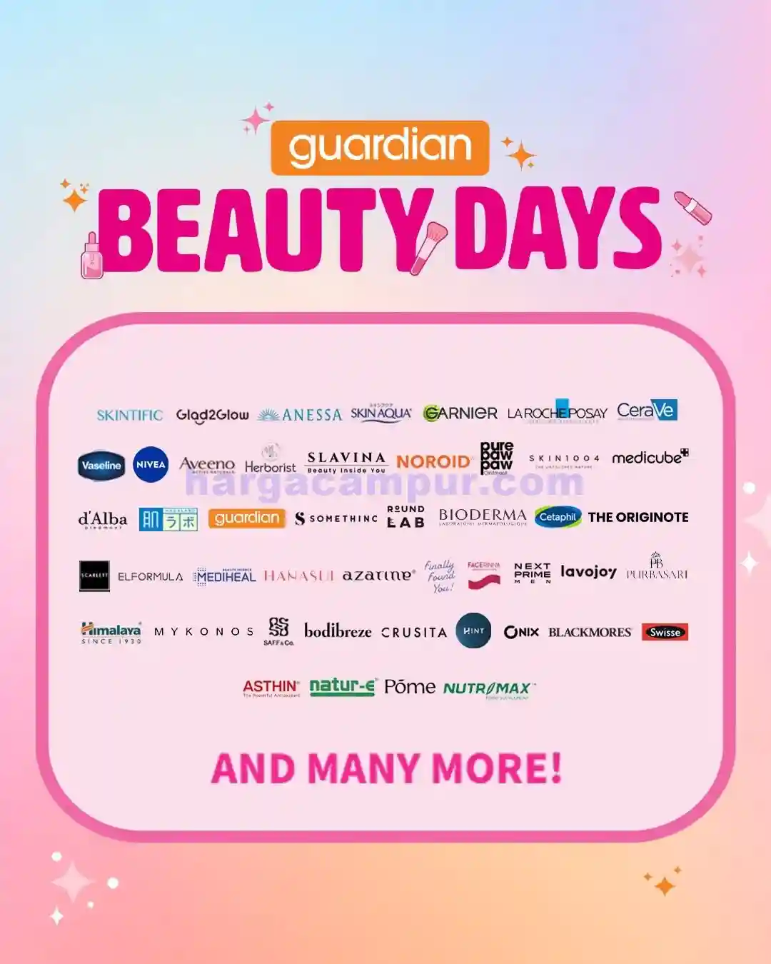 Katalog Harga Promo Guardian Terbaru 13 - 19 Maret 2026 15 Katalog Promo Guardian Beauty Days Terbaru 5 8 Maret 2026 15