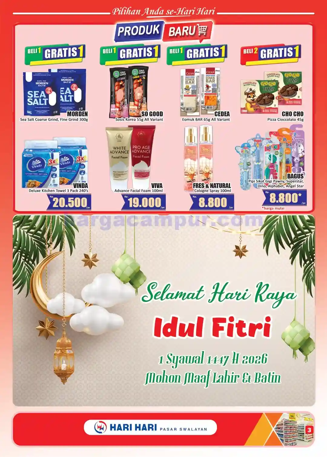 Katalog Promo HARI HARI Pasar Swalayan 16 - 31 Maret 2026 3 Katalog Promo HARI HARI Pasar Swalayan 16 31 Maret 2026 3