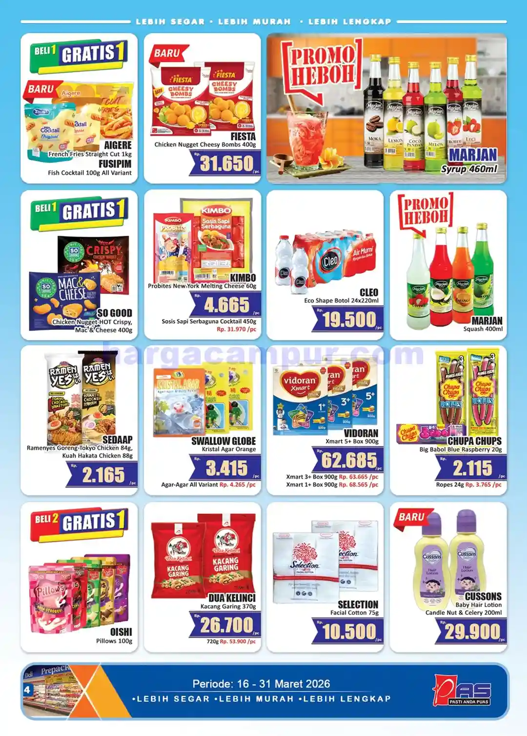 Katalog Promo HARI HARI Pasar Swalayan 16 - 31 Maret 2026 4 Katalog Promo HARI HARI Pasar Swalayan 16 31 Maret 2026 4