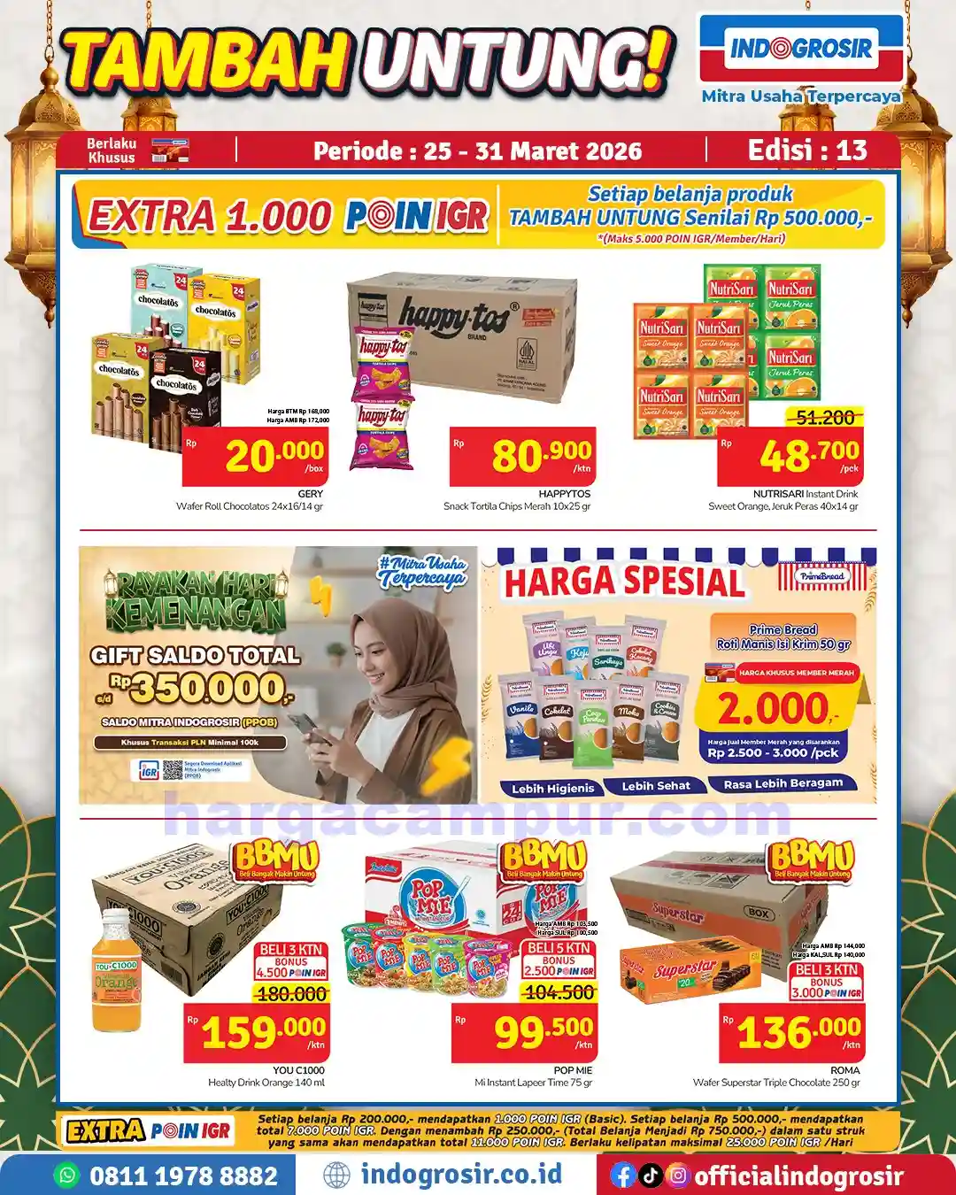 Katalog Promo Indogrosir Harga Hemat 1 - 7 April 2026 6 Katalog Promo Indogrosir Harga Hemat 25 - 31 Maret 2026.