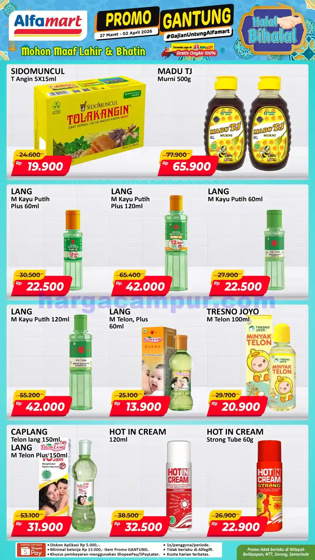 Promo Gantung Alfamart Katalog Terbaru 27 Mar - 2 Apr 2026 11 Katalog Promo JSM Alfamart Terbaru 27 Maret 2 April 2026 11
