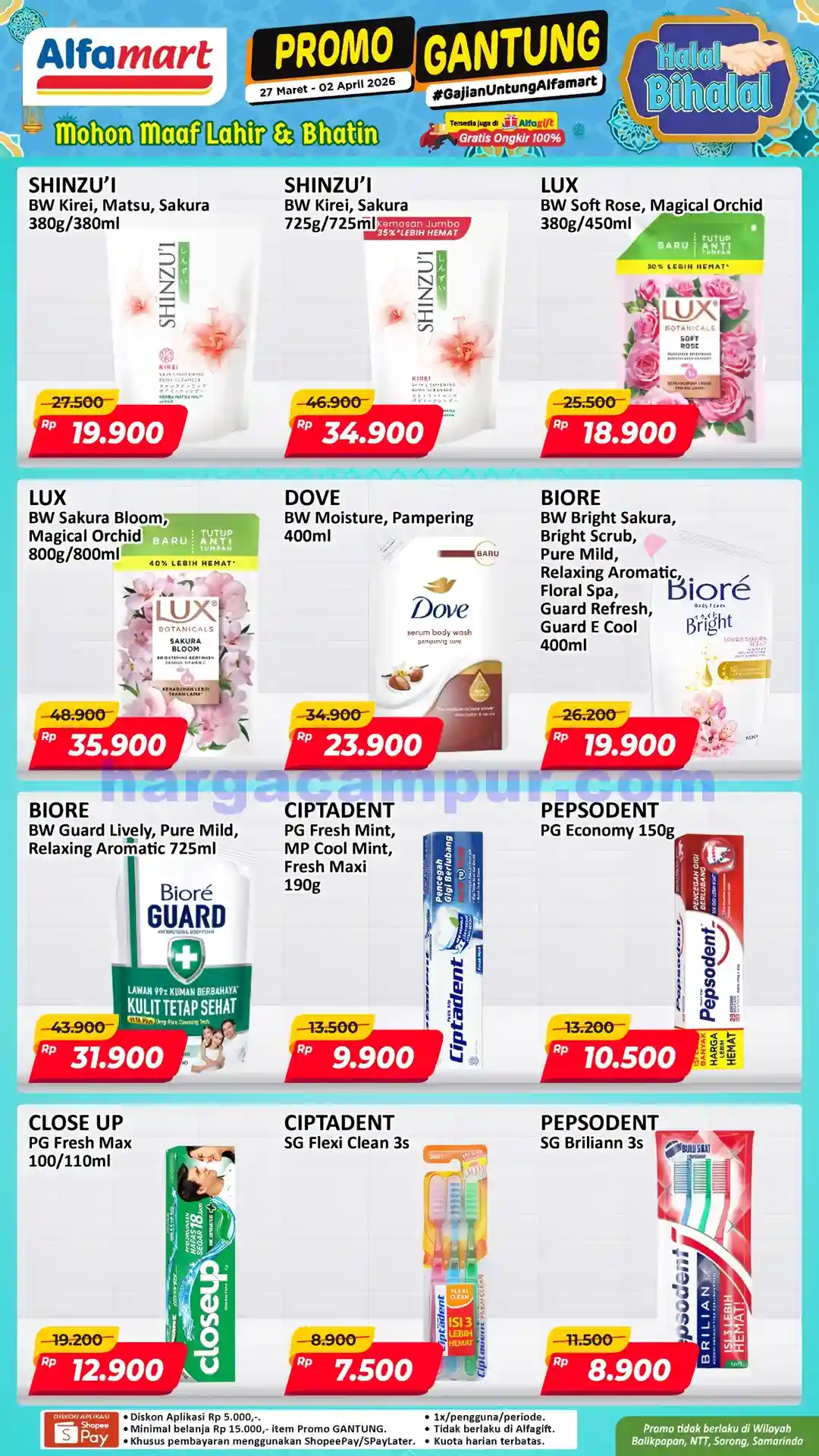 Promo Gantung Alfamart Katalog Terbaru 27 Mar - 2 Apr 2026 14 Katalog Promo JSM Alfamart Terbaru 27 Maret 2 April 2026 14