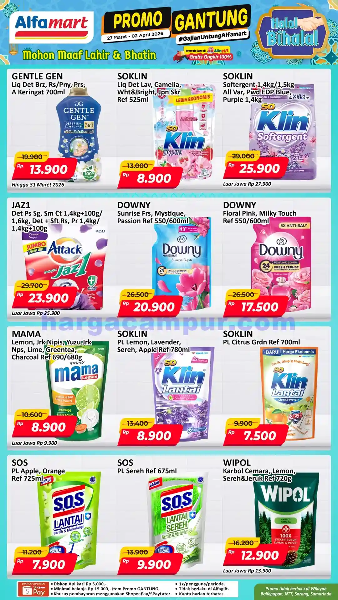 Promo Gantung Alfamart Katalog Terbaru 27 Mar - 2 Apr 2026 15 Katalog Promo JSM Alfamart Terbaru 27 Maret 2 April 2026 15