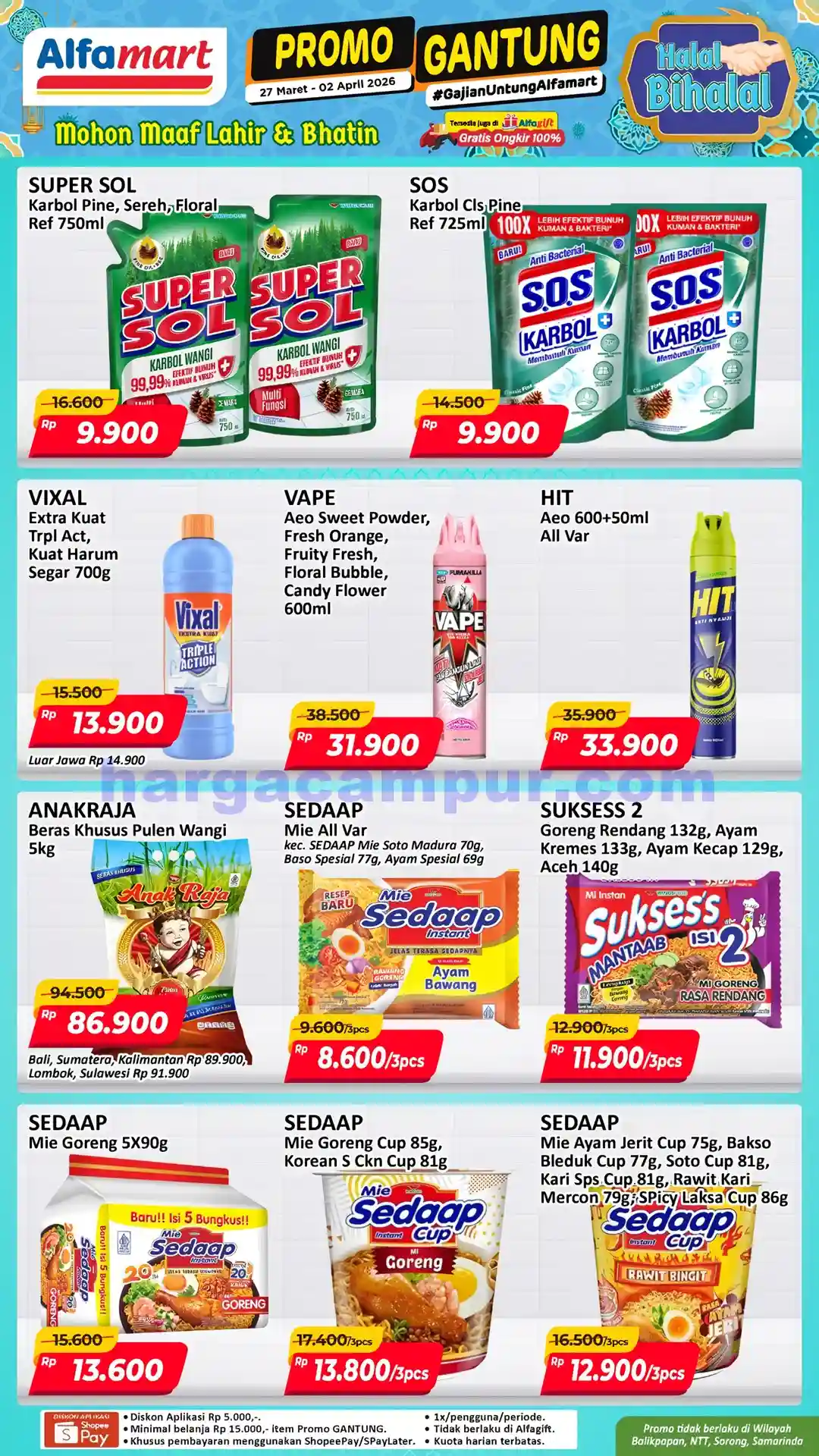 Promo Gantung Alfamart Katalog Terbaru 27 Mar - 2 Apr 2026 16 Promo Gantung Alfamart Katalog Terbaru 27 Maret - 2 April 2026.