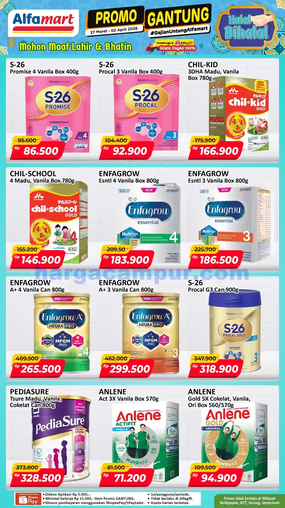 Promo Gantung Alfamart Katalog Terbaru 27 Mar - 2 Apr 2026 8 Katalog Promo JSM Alfamart Terbaru 27 Maret 2 April 2026 8