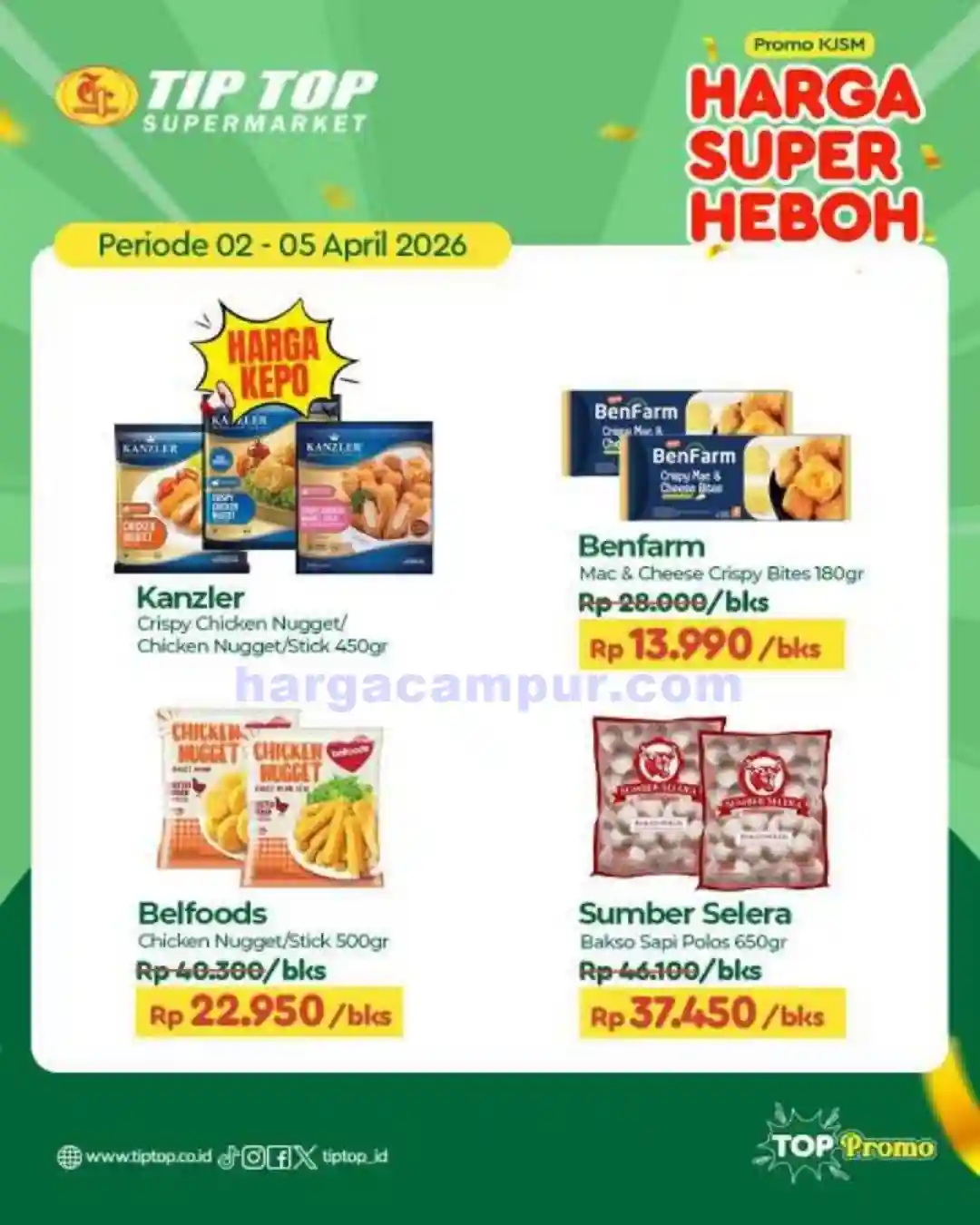 Katalog Promo JSM TIPTOP Swalayan Terbaru 10 - 12 April 2026 7 Katalog Promo JSM TIPTOP Swalayan Terbaru 2 5 April 2026 2
