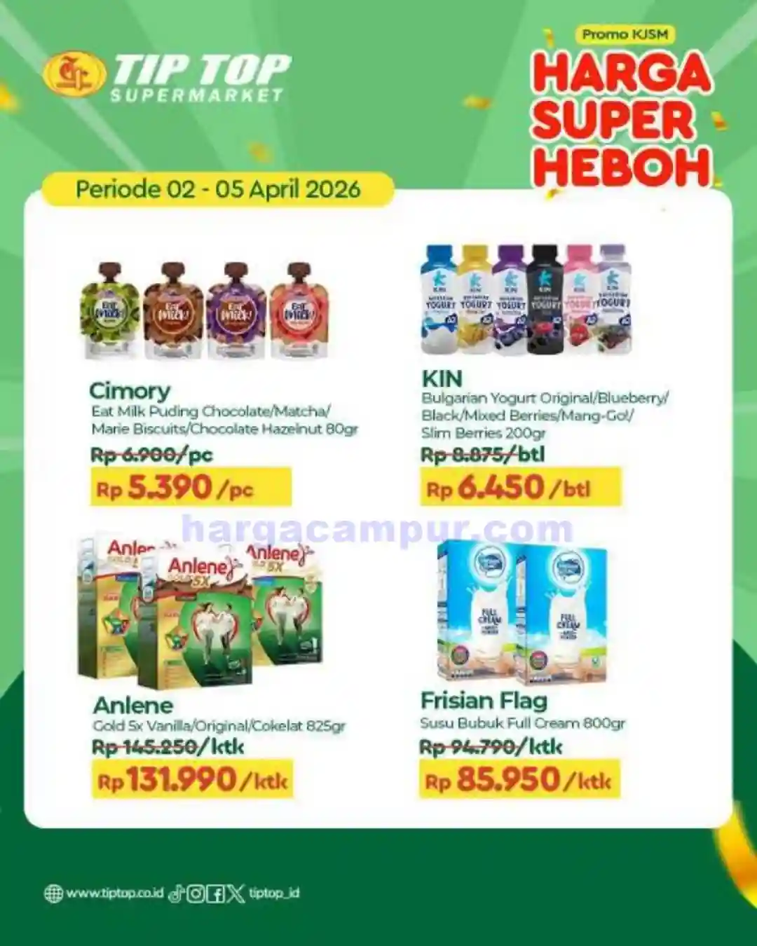 Katalog Promo JSM TIPTOP Swalayan Terbaru 10 - 12 April 2026 6 Katalog Promo JSM TIPTOP Swalayan Terbaru 2 5 April 2026 3