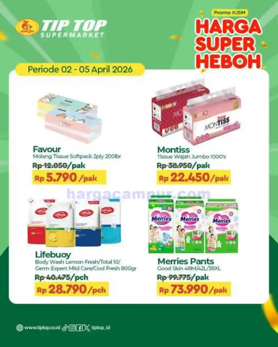 Katalog Promo JSM TIPTOP Swalayan Terbaru 10 - 12 April 2026 4 Katalog Promo JSM TIPTOP Swalayan Terbaru 2 5 April 2026 5
