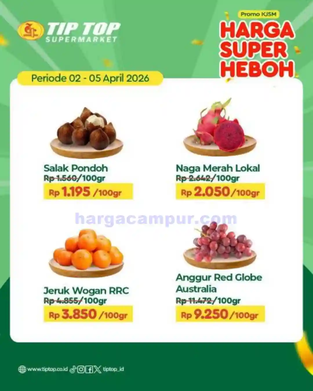 Katalog Promo JSM TIPTOP Swalayan Terbaru 10 - 12 April 2026 2 Katalog Promo JSM TIPTOP Swalayan Terbaru 2 5 April 2026 7