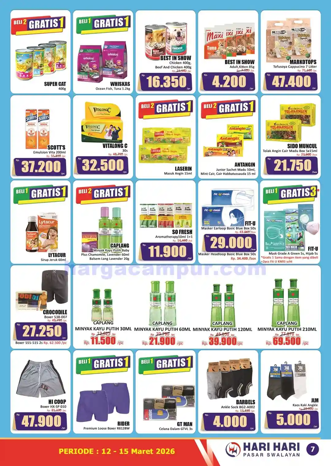 Promo KJSM Hari Hari Pasar Swalayan 12 - 15 Maret 2026 7 Katalog Promo KJSM HARI HARI Pasar Swalayan 12 15 Maret 2026 7