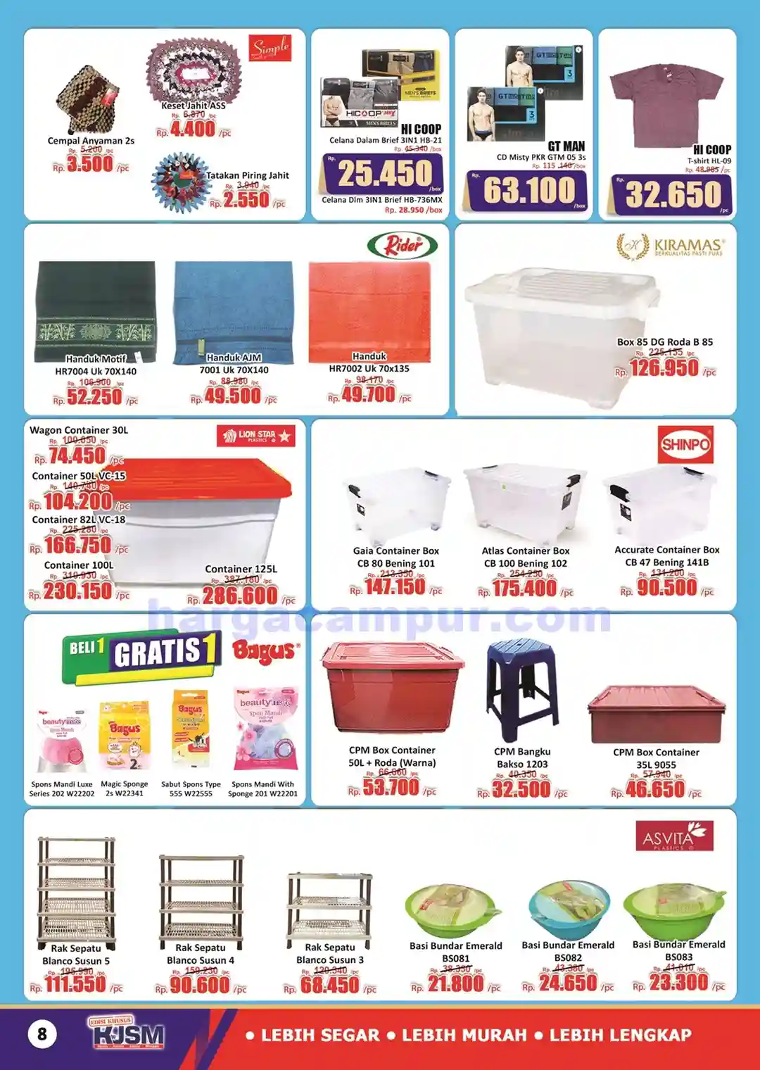 Promo KJSM Hari Hari Pasar Swalayan 12 - 15 Maret 2026 8 Katalog Promo KJSM HARI HARI Pasar Swalayan 12 15 Maret 2026 8