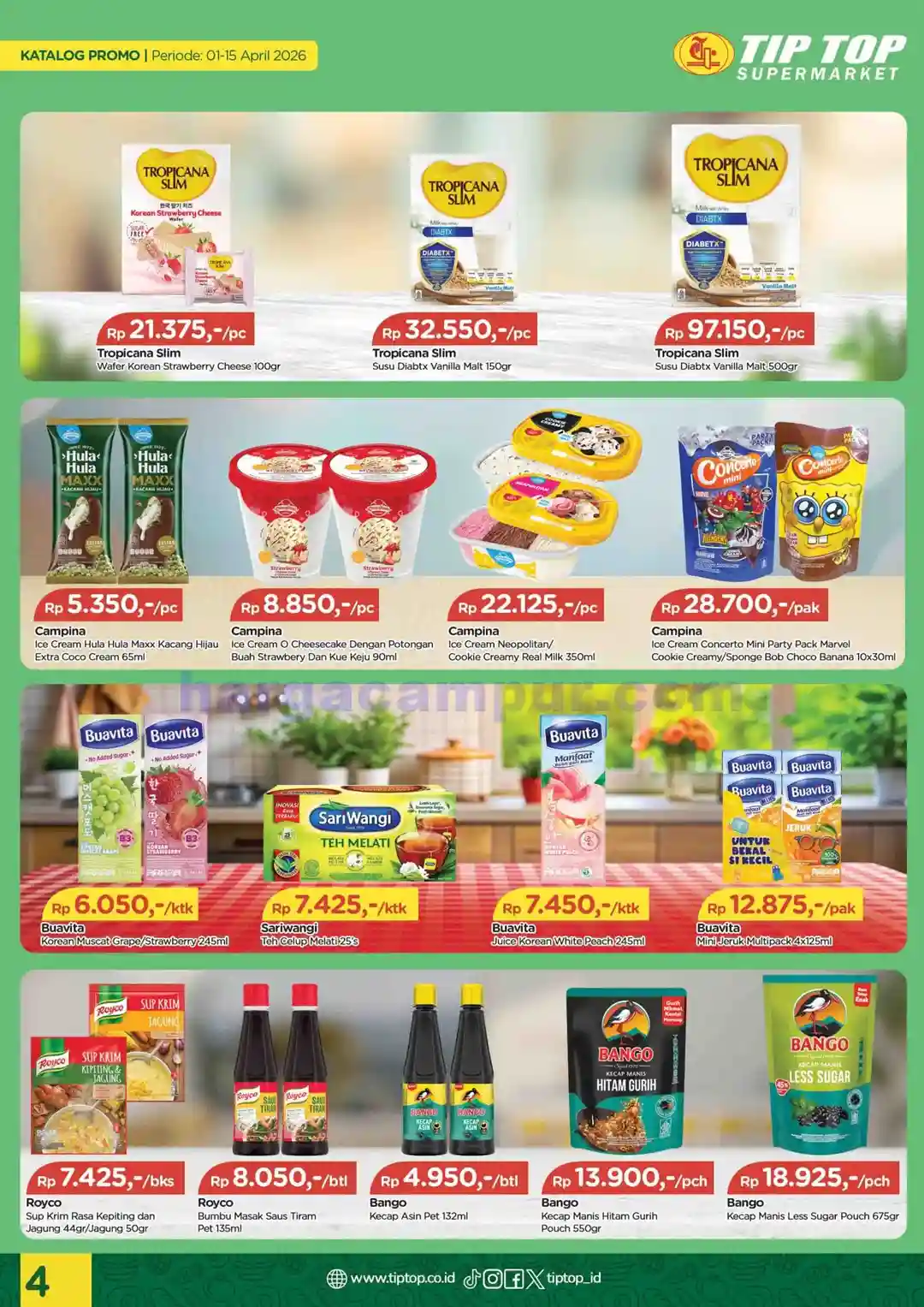 Katalog Promo TIPTOP Swalayan Terbaru 1 - 15 April 2026 4 Katalog Promo TIPTOP Swalayan Terbaru 1 15 April 2026 4