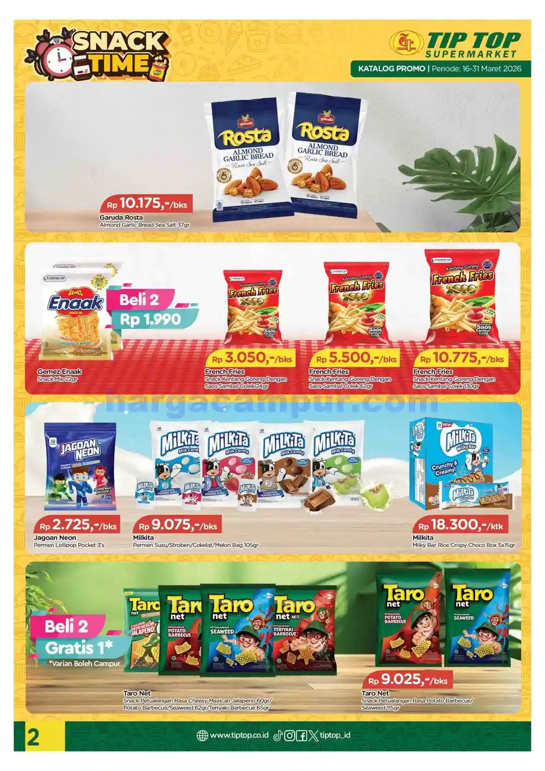 Katalog Promo TIPTOP Swalayan Terbaru 16 - 31 Maret 2026 12 Katalog Promo TIPTOP Swalayan Terbaru 16 31 Maret 2026 12