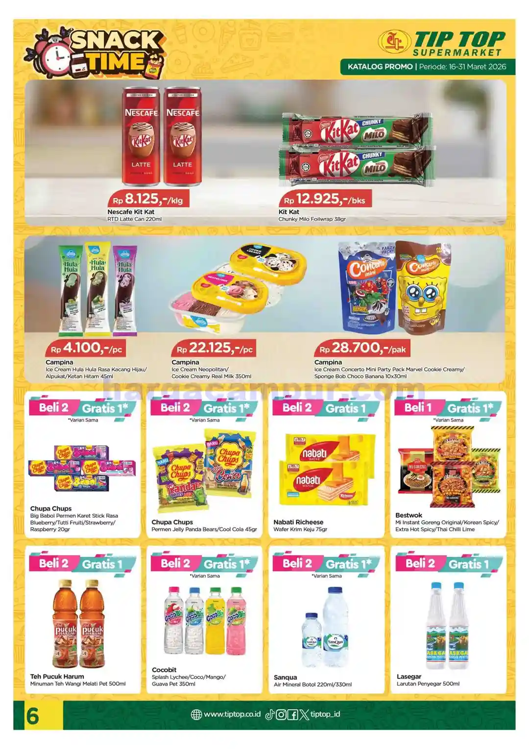 Katalog Promo TIPTOP Swalayan Terbaru 16 - 31 Maret 2026 16 Katalog Promo TIPTOP Swalayan Terbaru 16 31 Maret 2026 16