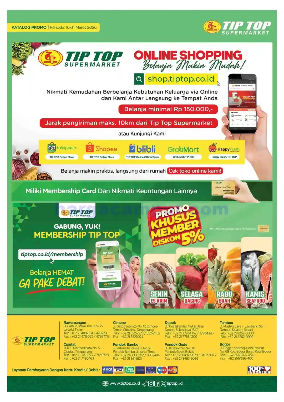 Katalog Promo TIPTOP Swalayan Terbaru 16 - 31 Maret 2026 29 Katalog Promo TIPTOP Swalayan Terbaru 16 - 31 Maret 2026.