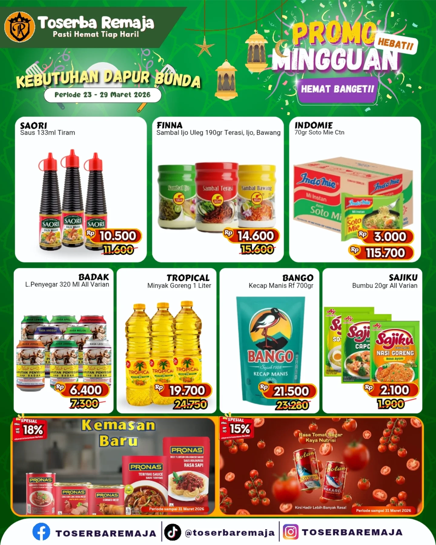 Katalog Promo Toko Remaja Toserba 30 Mar - 5 Apr 2026 2 Katalog Promo Toko Remaja Toserba 23 29 Maret 2026 5