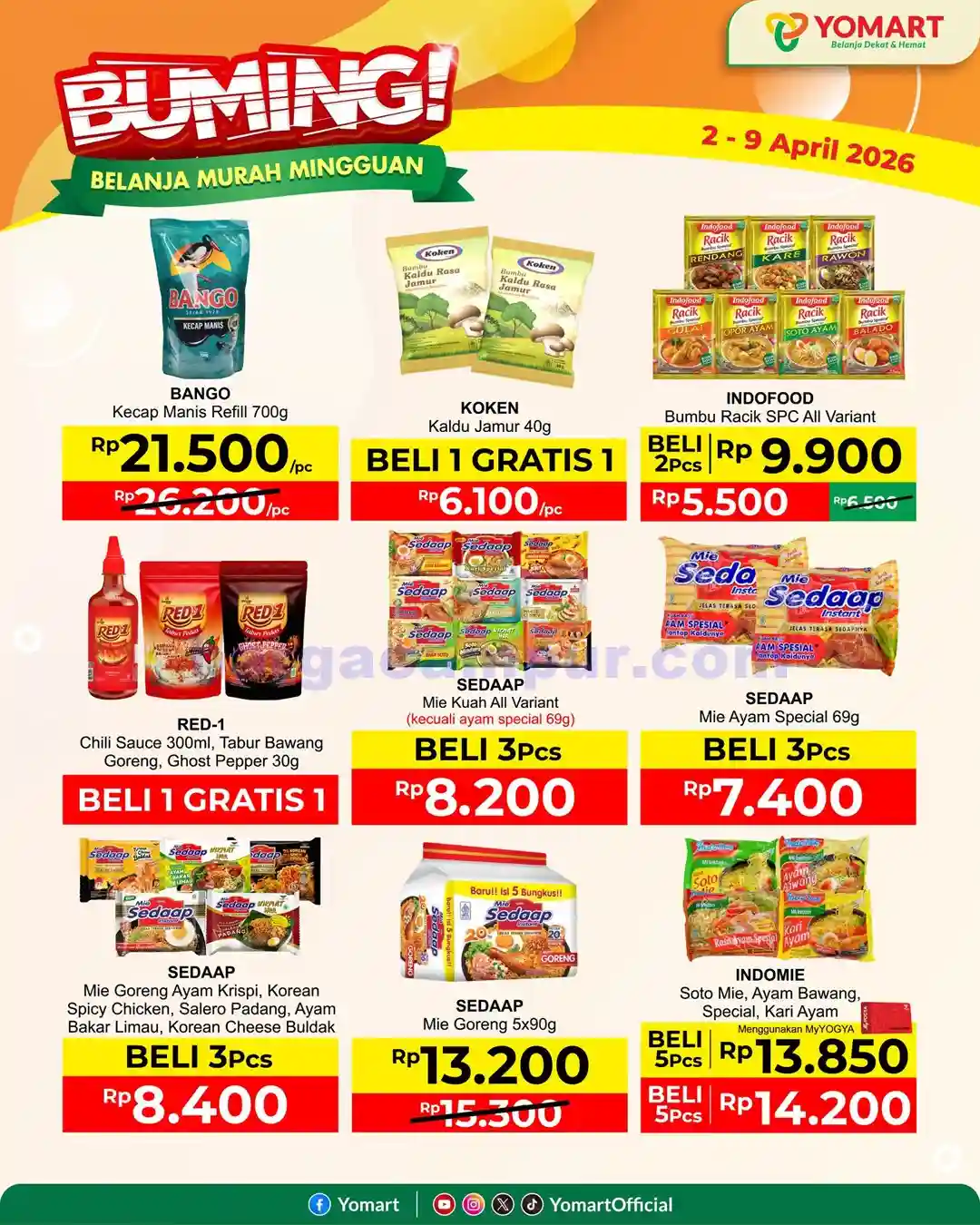 Katalog Promo Yomart Weekend Terbaru 3 - 9 April 2026 3 Katalog Promo Yomart Weekend Terbaru 3 9 April 2026 10