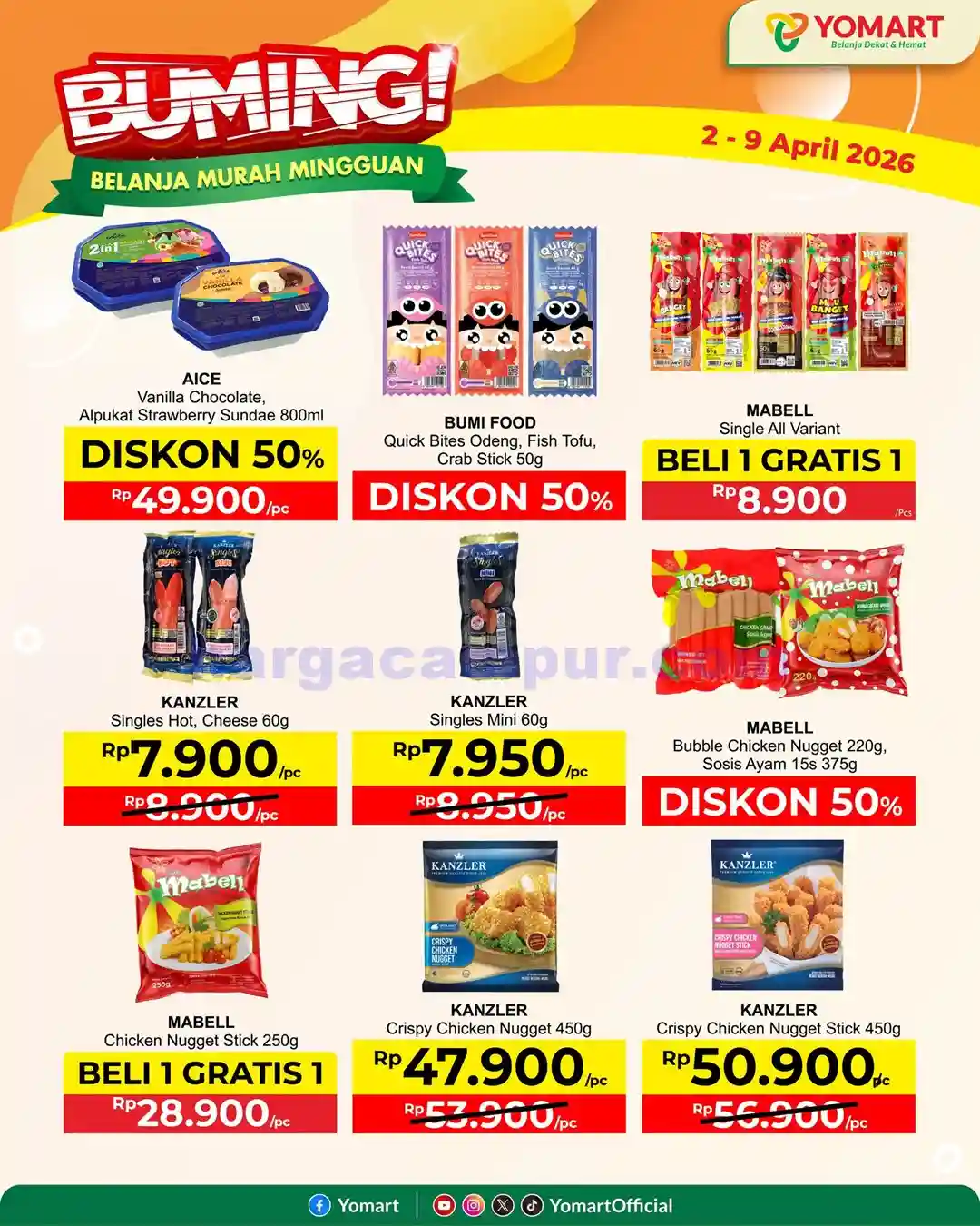Katalog Promo Yomart Weekend Terbaru 3 - 9 April 2026 9 Katalog Promo Yomart Weekend Terbaru 3 9 April 2026 4