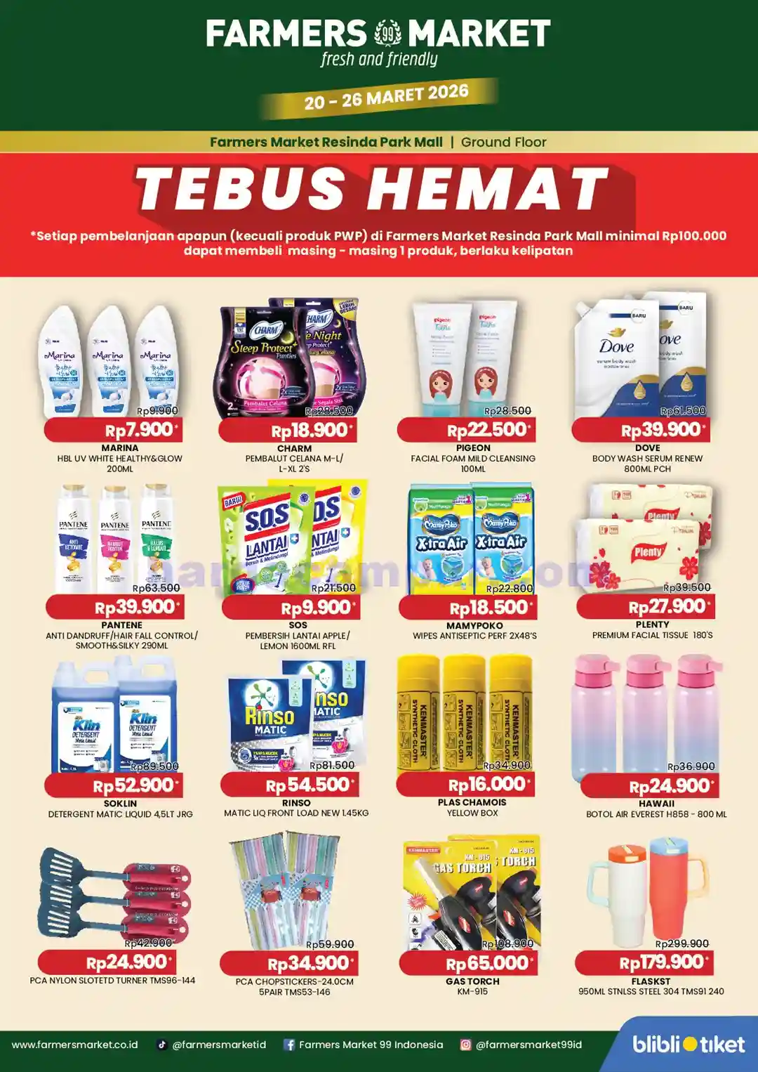 Promo Farmers Market Weekend Terbaru 27 - 29 Maret 2026 3 Promo Farmers Market Weekend Terbaru 20 - 26 Maret 2026.