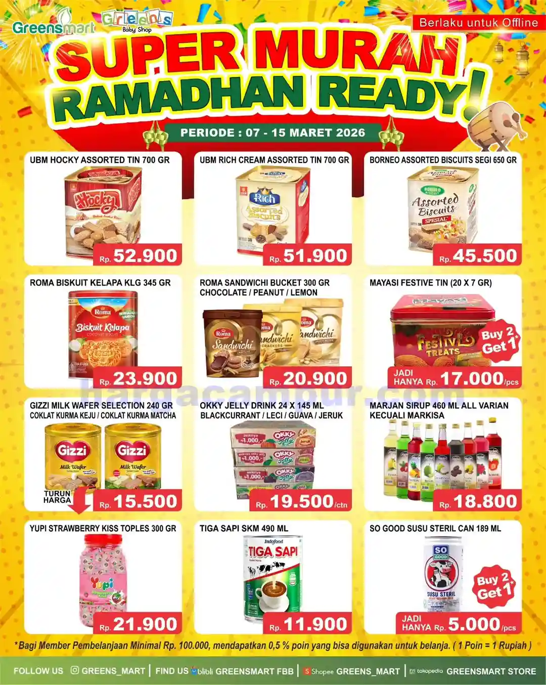 Promo Greensmart Weekend Terbaru 16 - 22 Maret 2026 1 Promo Greensmart Weekend Terbaru 13 - 15 Maret 2026.
