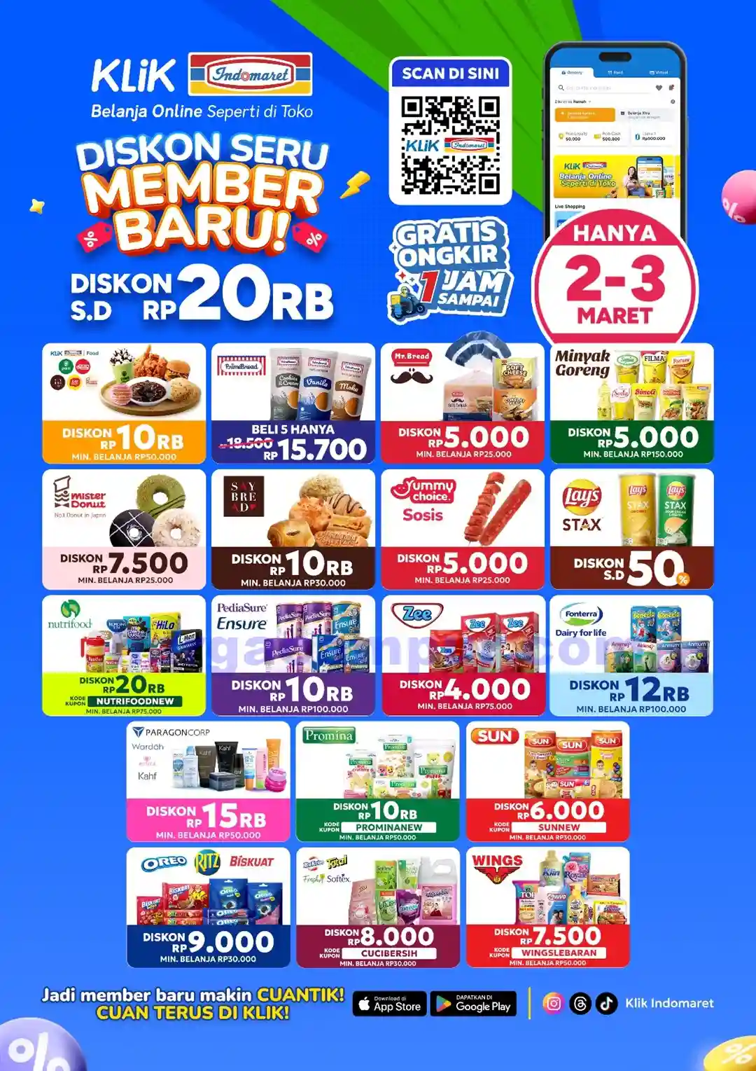Promo Indomaret Spesial Double Date 3.3 Terbaru 1 - 3 Maret 2026 3 Promo Indomaret Spesial Double Date 3.3 Terbaru 3 Maret 2026.