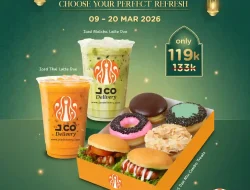 Promo JCO Paket Iftar Donuts & Latte Rp119.000, Berlaku 9-20 Maret 2026