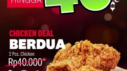 Promo KFC Chicken Deal Ramadan Mulai Rp31.182, Berlaku 2 - 22 Maret 2026 2 Promo KFC Chicken Deal Ramadan Mulai Rp31.182, Berlaku 2 - 22 Maret 2026