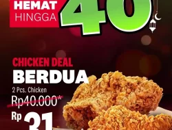 Promo KFC Chicken Deal Ramadan Mulai Rp31.182, Berlaku 2 – 22 Maret 2026