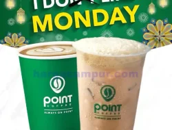 Promo Point Coffee I Like Monday Diskon Hingga 50% Setiap Senin