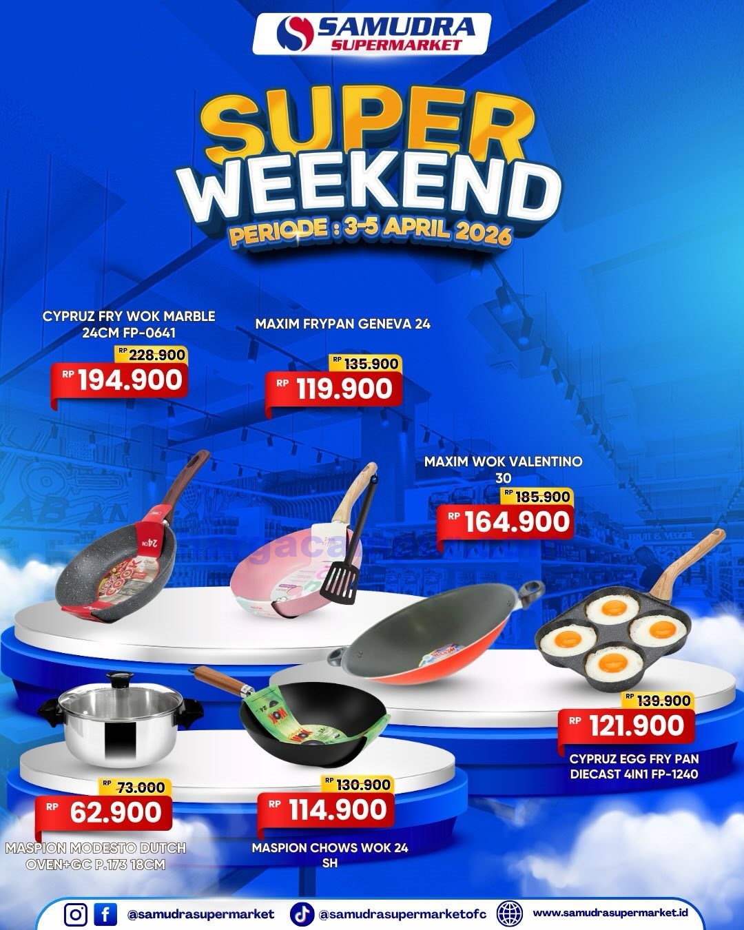 Promo Samudra Supermarket Weekend 10 - 12 April 2026 7 Promo Samudra Supermarket Weekend 3 - 5 April 2026.