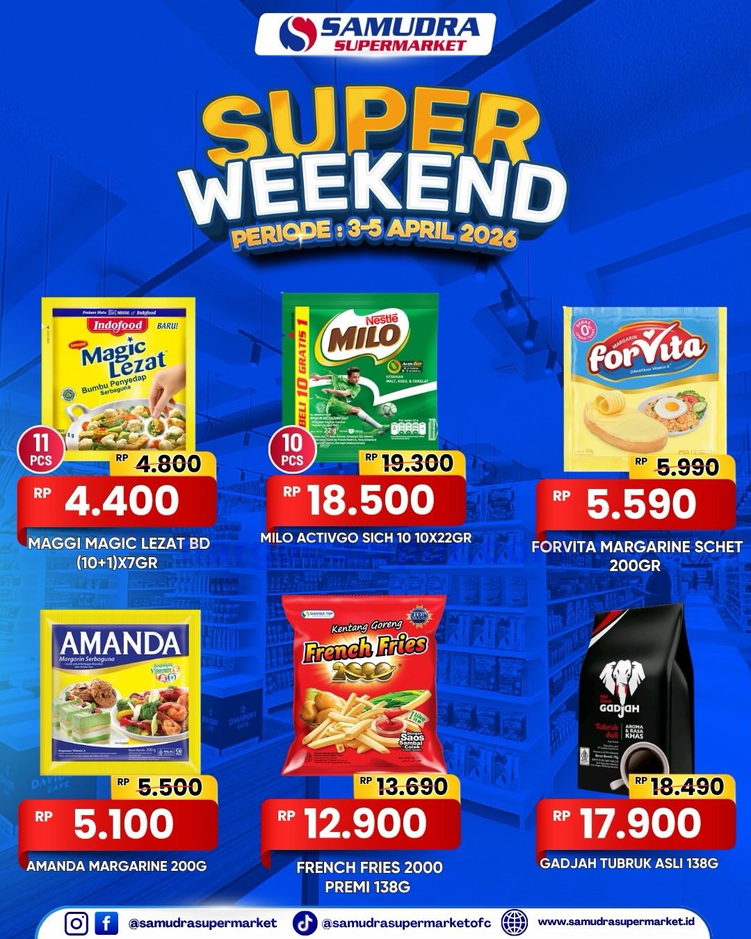 Promo Samudra Supermarket Weekend 10 - 12 April 2026 4 Promo Samudra Supermarket Weekend 3 5 April 2026 4