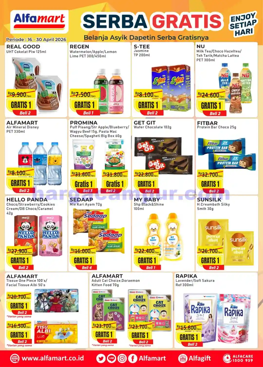 Promo Serba Gratis Alfamart Terbaru 16 - 30 April 2026 1 Promo Serba Gratis Alfamart Terbaru 16 - 30 April 2026.