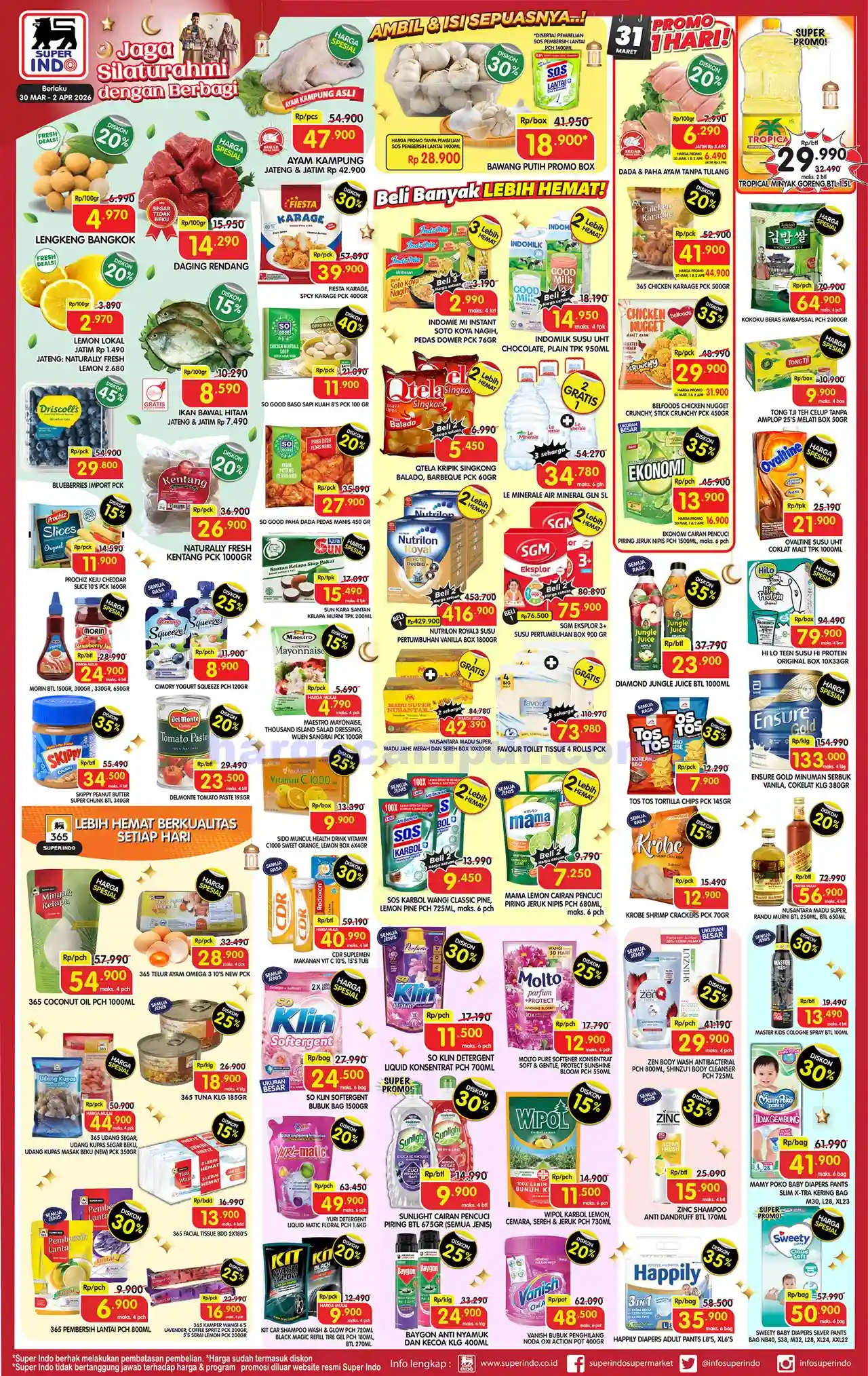 Promo Superindo Weekday Terbaru 30 Maret-2 April 2026 1 Promo Superindo Weekday Terbaru 30 Maret - 2 April 2026.
