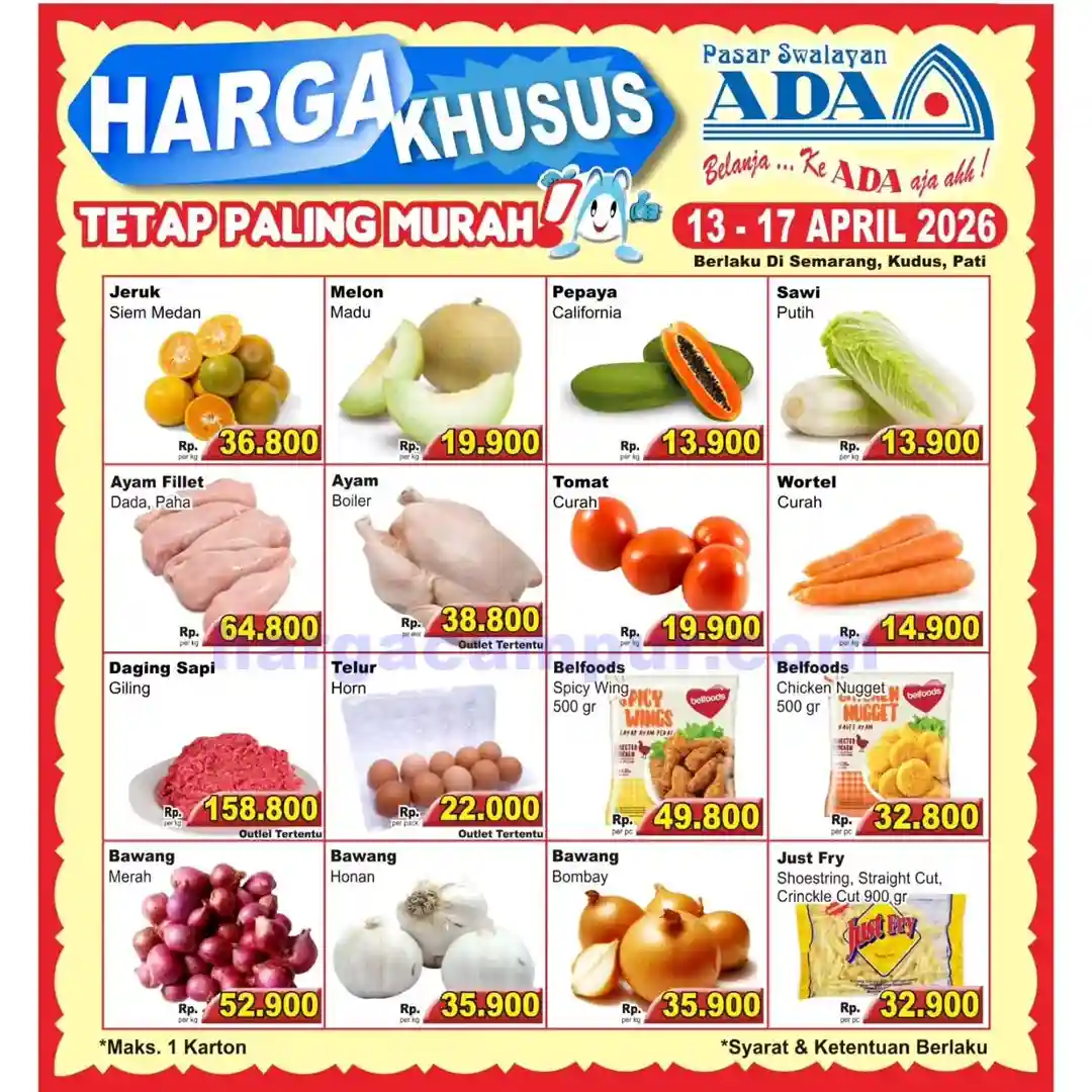 Promo Ada Swalayan Weekend Terbaru 18 - 19 April 2026 1 Katalog Promo Ada Swalayan Terbaru 13 17 April 2026 12
