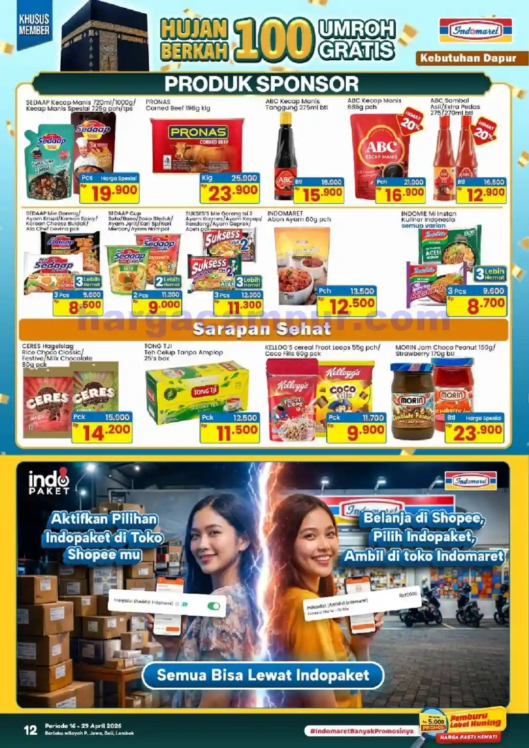 Katalog Indomaret Promo Terbaru 16 - 30 April 2026 12 Katalog Promo Indomaret Terbaru 16 29 April 2026 12