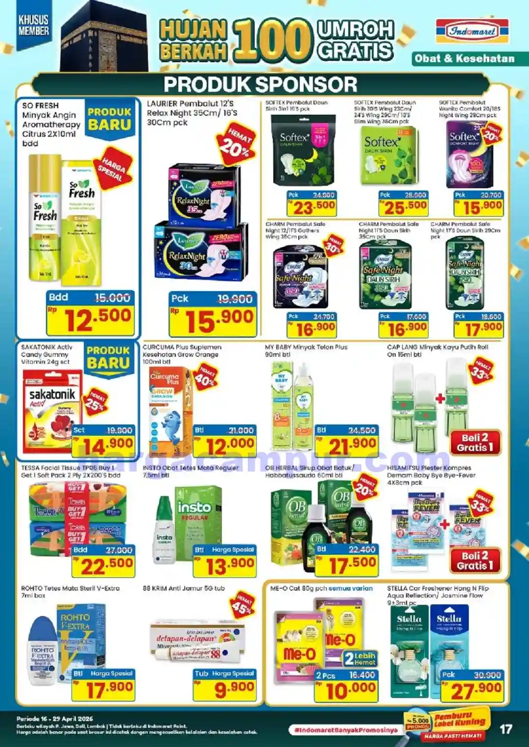 Katalog Indomaret Promo Terbaru 16 - 30 April 2026 17 Katalog Promo Indomaret Terbaru 16 29 April 2026 17
