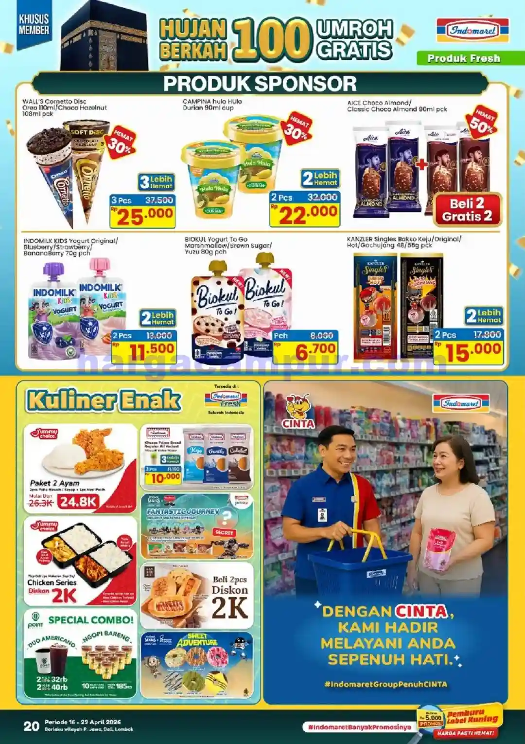 Katalog Indomaret Promo Terbaru 16 - 30 April 2026 20 Katalog Indomaret Promo Terbaru 15 - 21 April 2026.
