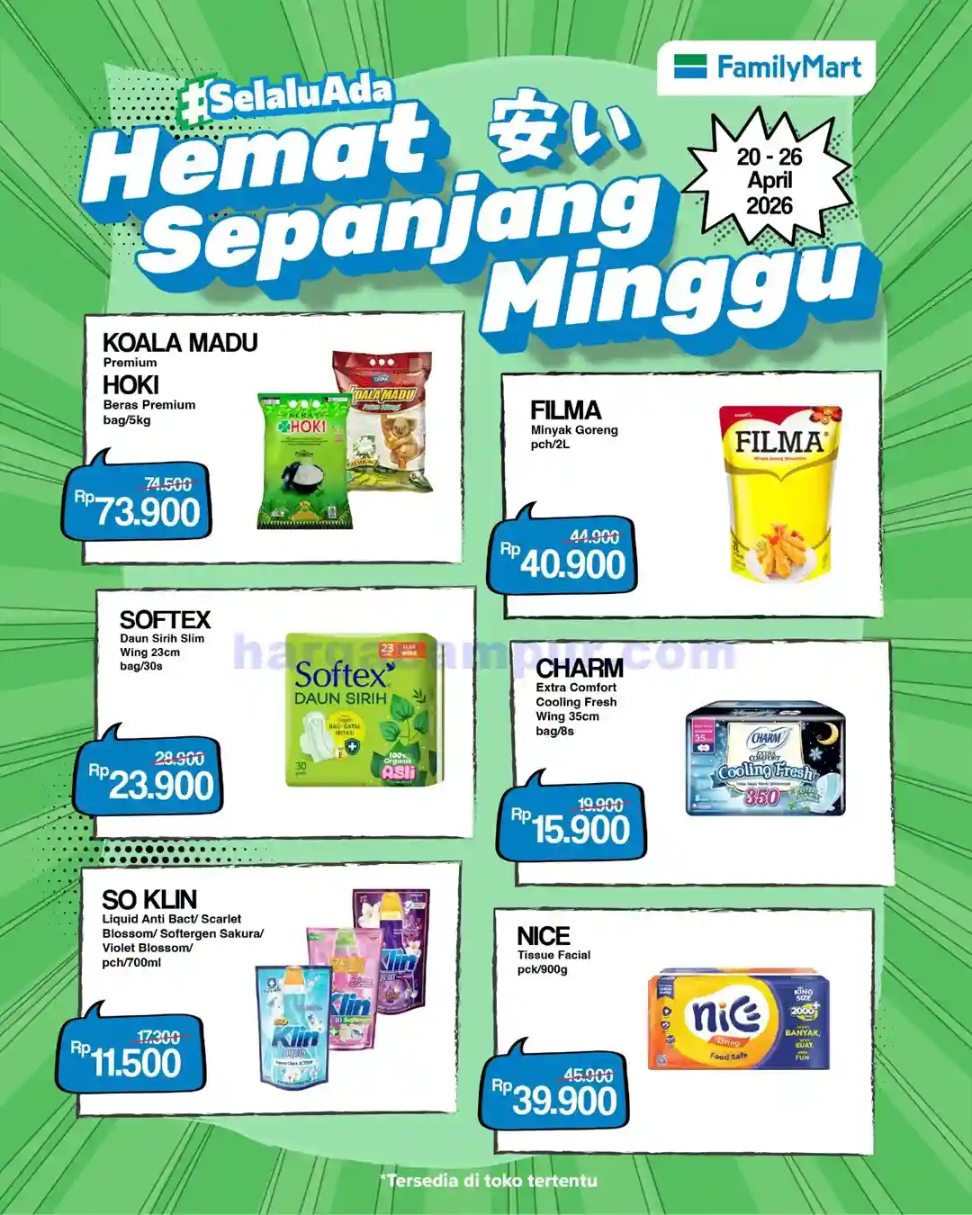 Katalog Promo JSM FamilyMart Terbaru 24 - 26 April 2026 1 Katalog Promo JSM FamilyMart Terbaru 20 - 26 April 2026.