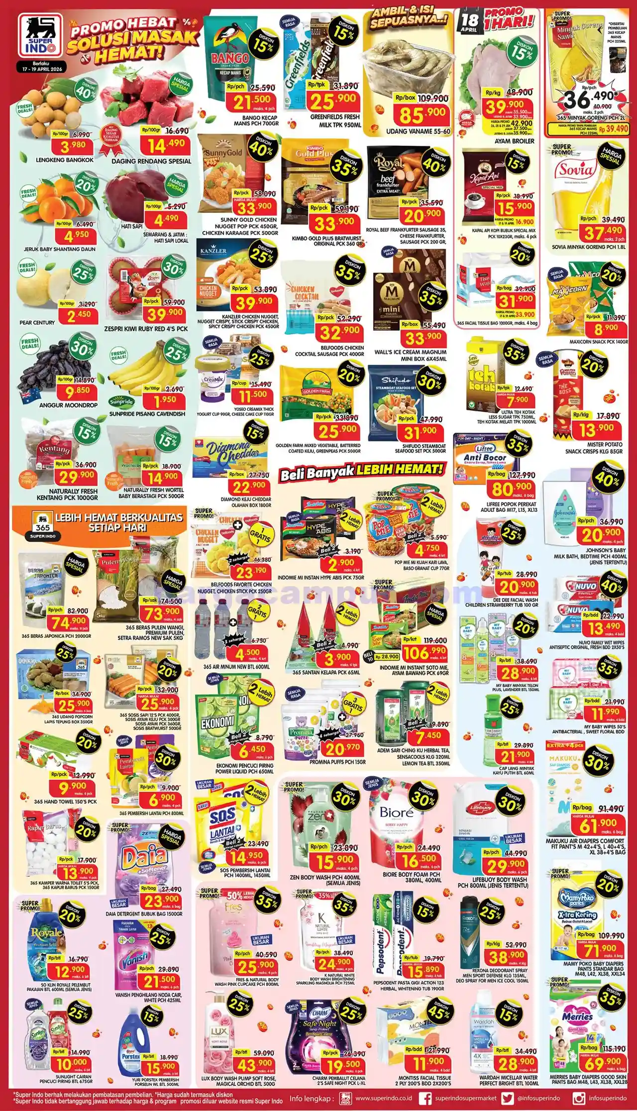 Katalog Promo JSM Superindo Terbaru 17 - 19 April 2026 1 Katalog Promo JSM Superindo Terbaru 17 - 19 April 2026.