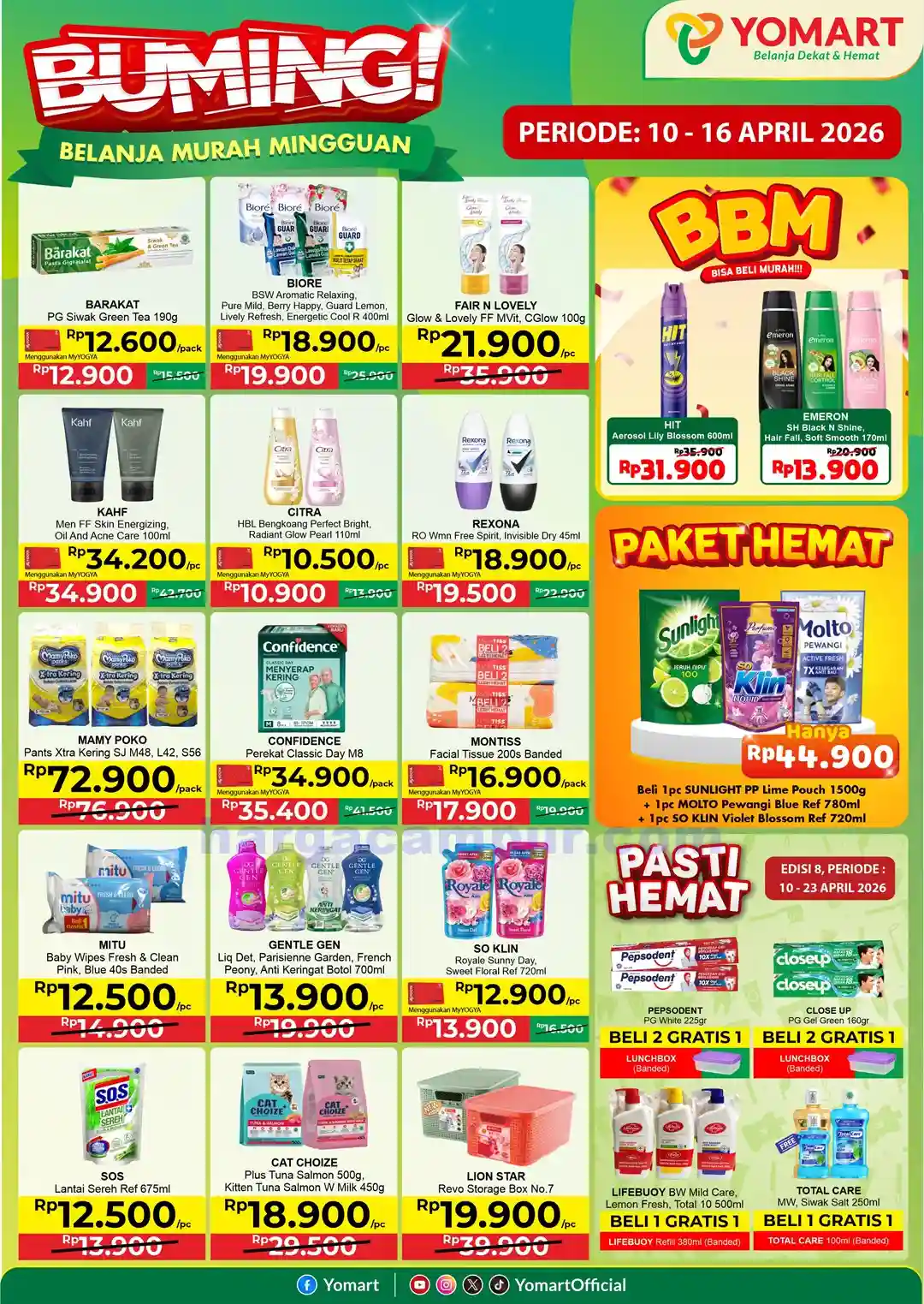 Katalog Promo Yomart Weekend Terbaru 17 - 23 April 2026 3 Katalog Promo Yomart Weekend Terbaru 10 - 16 April 2026.
