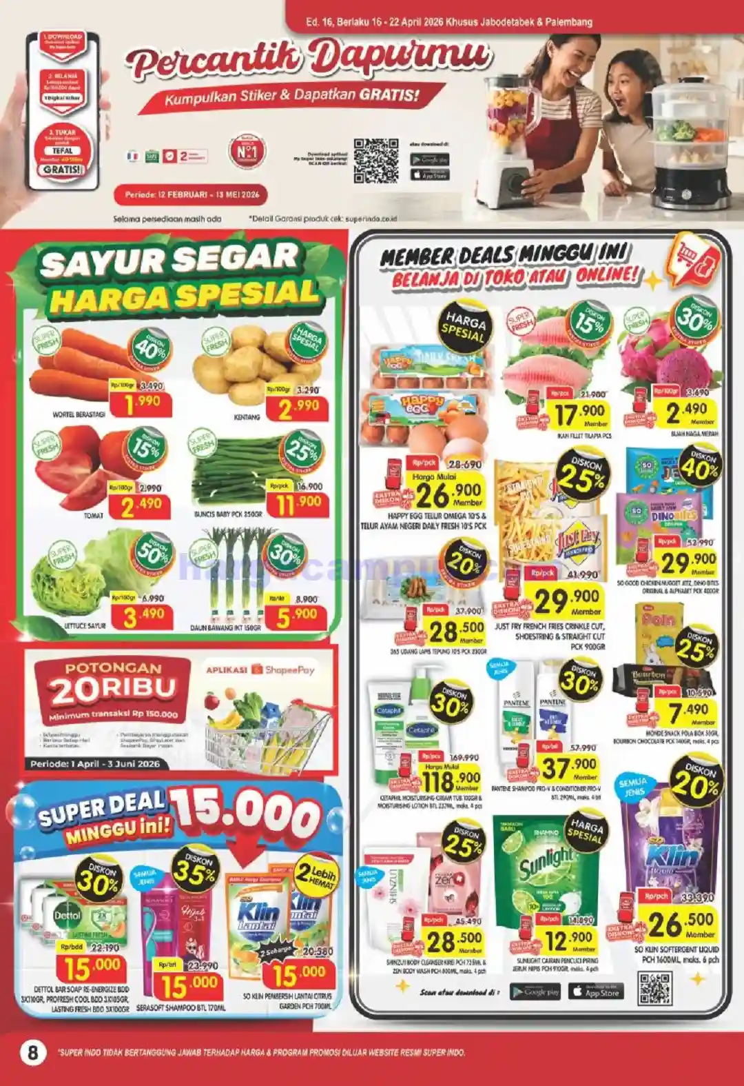 Katalog Promo Superindo Terbaru 16 - 22 April 2026 8 Katalog Superindo Promo terbaru 16 22 April 2026 8