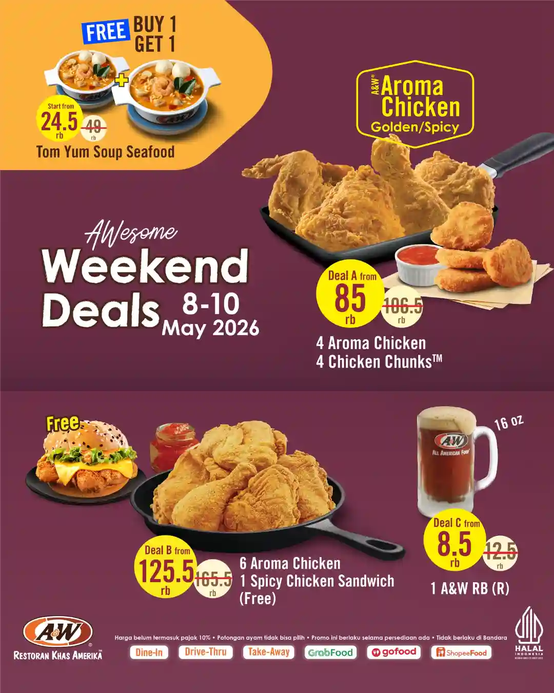 Promo AW Weekend Deals Terbaru 8 - 10 Mei 2026 1 Promo AW Weekend Deals Terbaru 8 - 10 Mei 2026