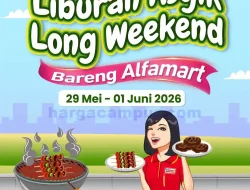 Promo Alfamart Liburan Asik Long Weekend 29 Mei-1 Juni 2026