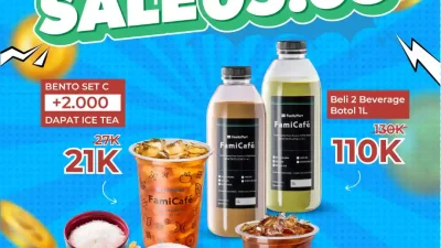 Promo FamilyMart Spesial Flash Sale 5.5 Harga Mulai 9 Ribuan