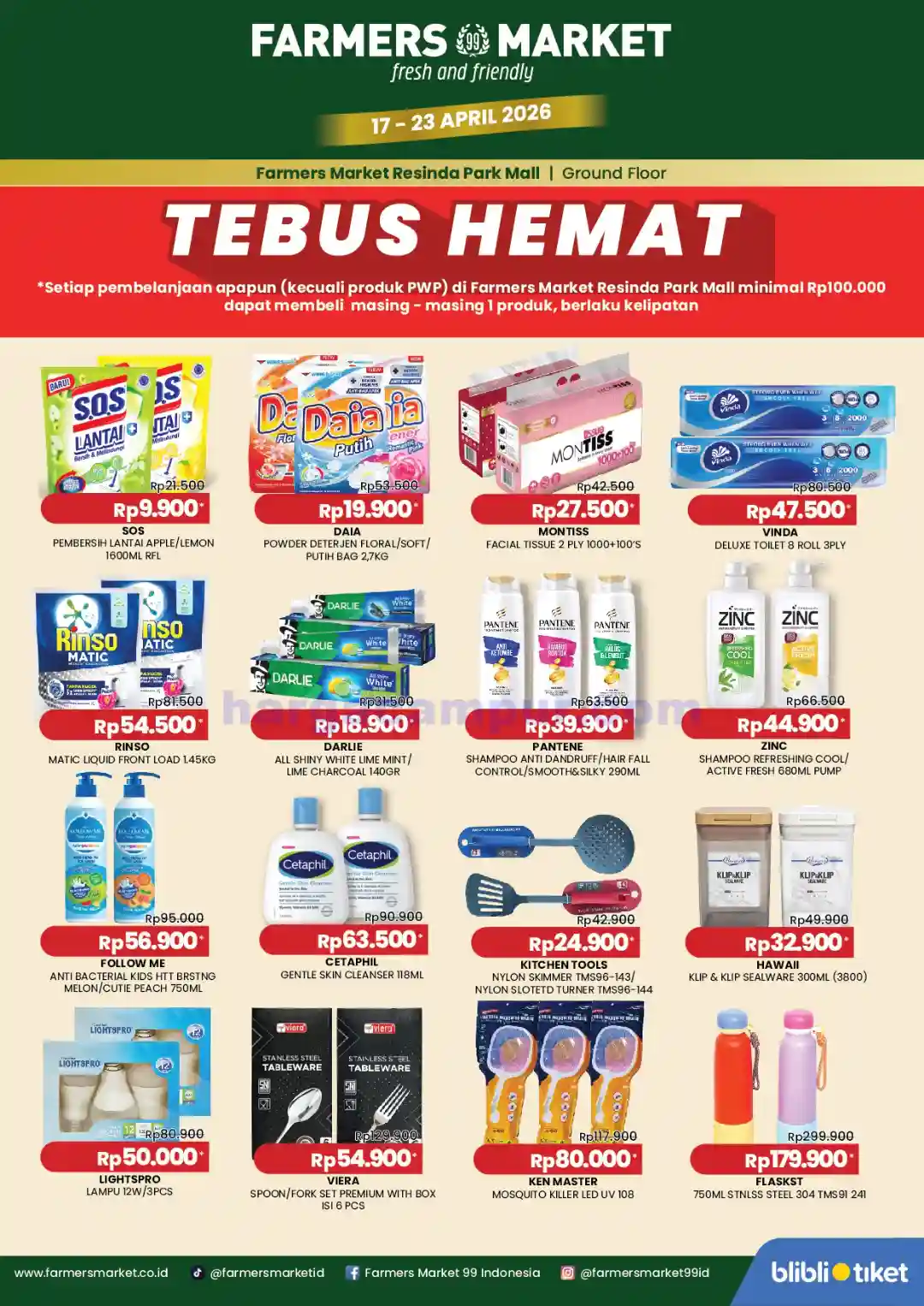 Promo Farmers Market Weekend Terbaru 17 - 19 April 2026 3 Promo Farmers Market Weekend Terbaru 17 - 19 April 2026.